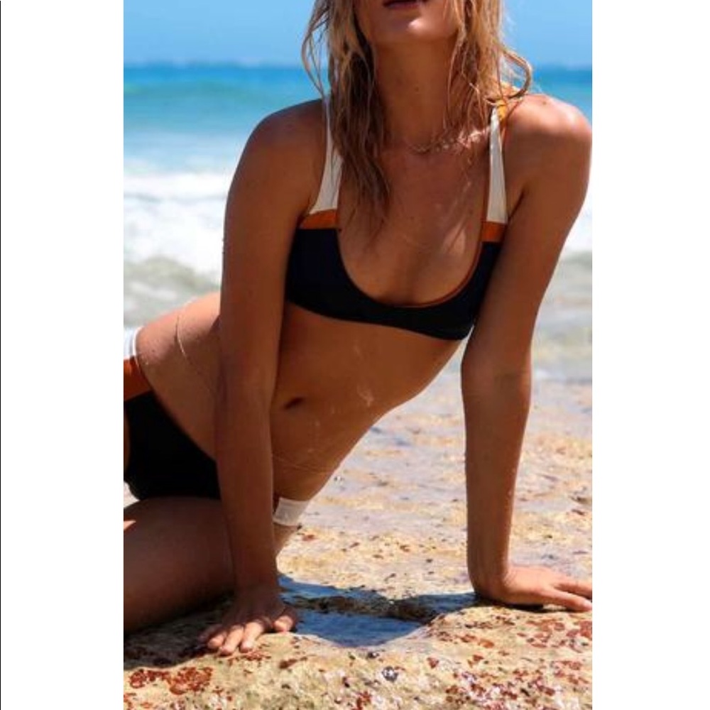 L*SPACE MIA COLOR BLOCK SWIM SUIT